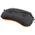 upside down ultralight inflatable pillow in orange and grey