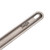 Angled close-up of Saga titanium spoon handle with engraved logo