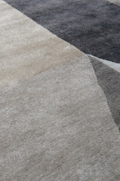 District Silt Round Rug by Kelly Wearstler - closeup image