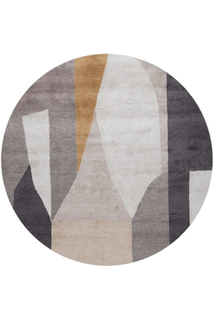 District Silt Round Rug by Kelly Wearstler - flatshot image