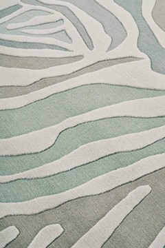 Rêverie Mist Round by The Rug Company - closeup image