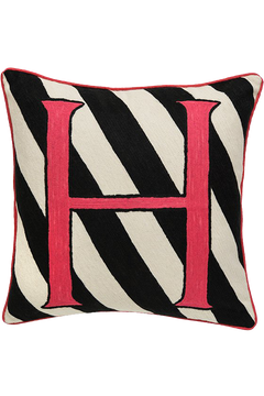 Alphabet H cushion by  Sue Timney - Flatshot