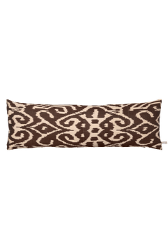 Silk Ikat Bolster Cushion by The Rug Company - flatshot