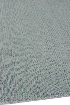 Lots Blue Cut And Loop Stripe rug by Farrow & Ball sidepile image