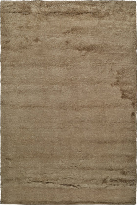 Mohair Shag rug in Willow, full flatshot detail