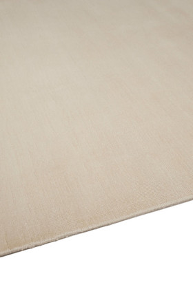 Caliche Silk rug in Dawn, corner detail showing pile texture