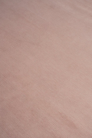 Close-up of Mohair Sheared rug in Orchid, showing pile texture