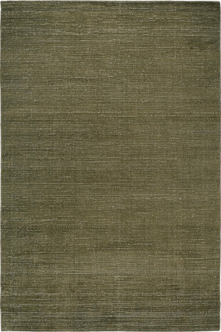 Vara rug in Olive, full flatshot view