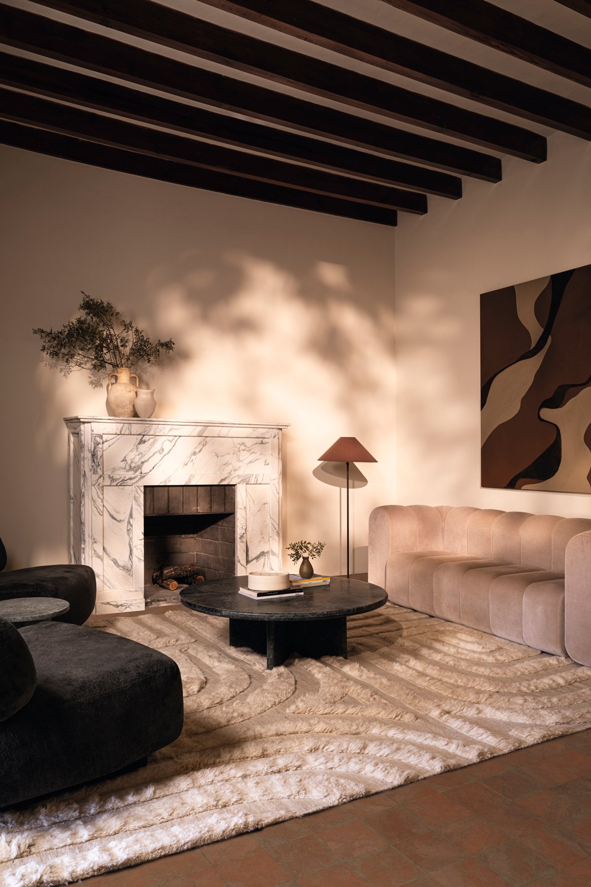 Gold Ivory by The Rug Company - roomset