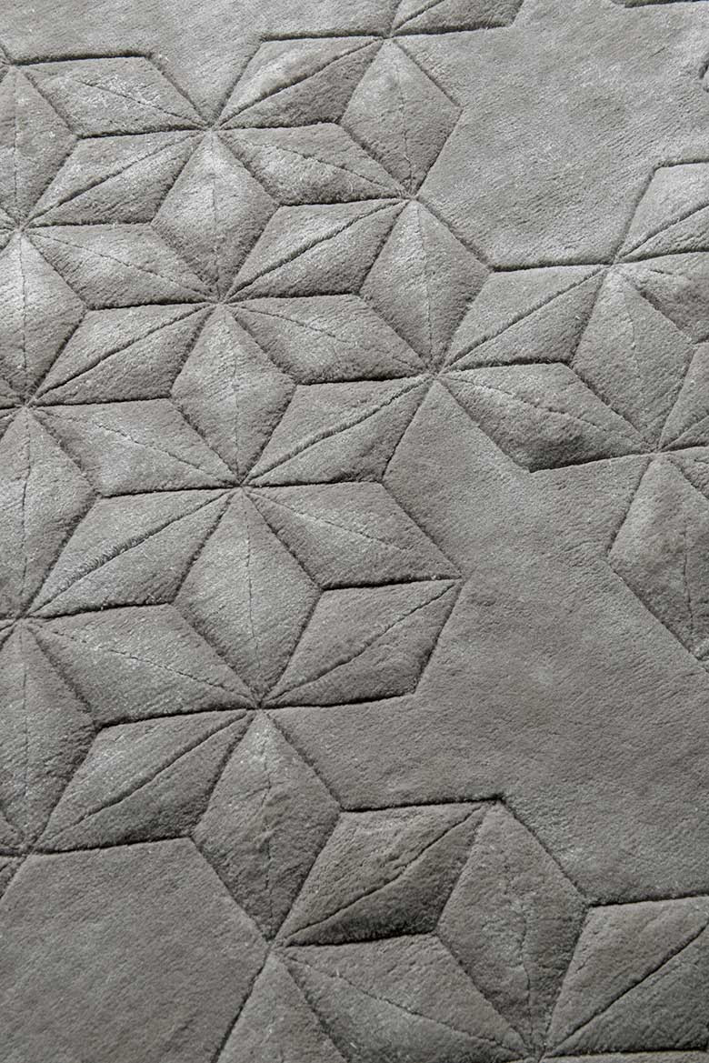 Star Silk Charcoal by  - room set
