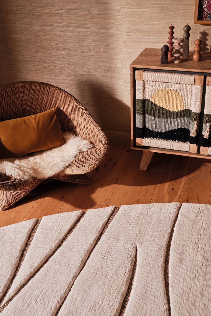 Deep Pile Merino Vail Nettle Shaped - insitu