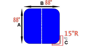 Bullfrog Spa Cover 88 x 88  