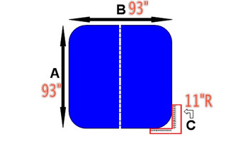 Catalina Spa Cover 93 x 93 