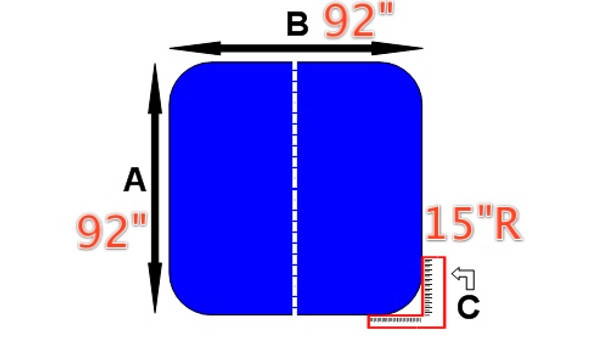 Dimension One Spa Cover 92 x 92