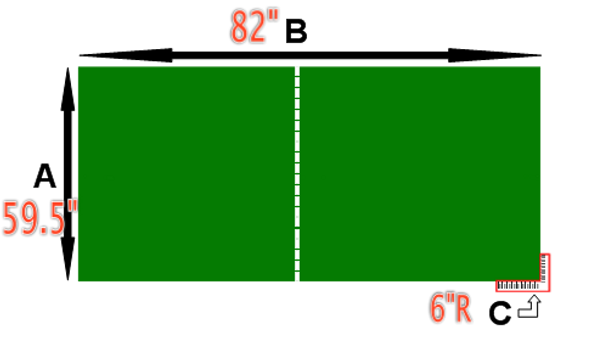 59.5H x82 6R