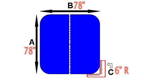 Master Spa Twilight TS 6.2 Spa Cover 78 x 78   