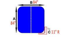 Jacuzzi® Premium J-330 / J-335 Spa Cover 84 x 84 11R 