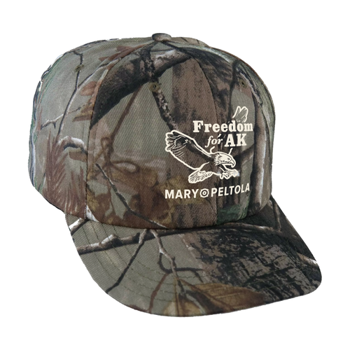 Freedom For AK - Eagle (Camo Baseball Cap)