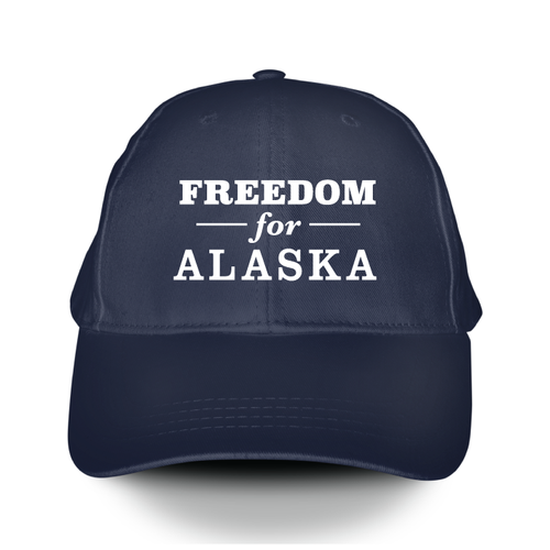Freedom For Alaska (Navy Baseball Cap)