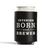 Interior Born And Brewed (Black Can Cooler)