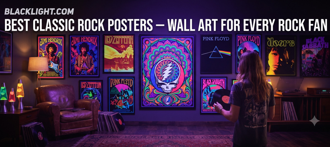 Best Classic Rock Posters — Wall Art for Every Rock Fan