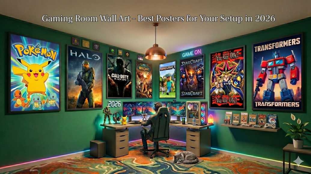 Gaming Room Wall Art — Best Posters for Your Setup in 2026
