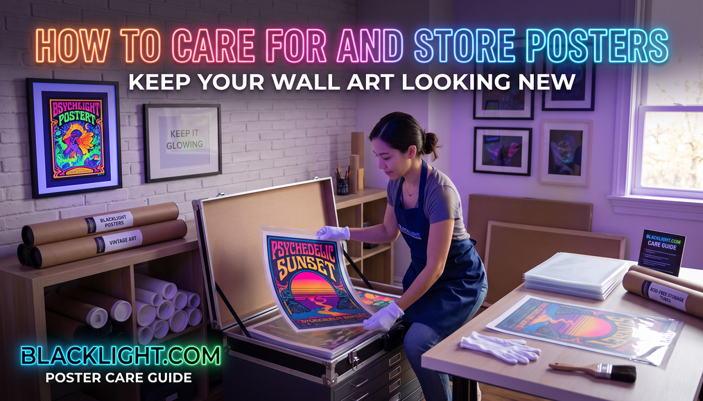 How to Care for and Store Posters — Keep Your Wall Art Looking New