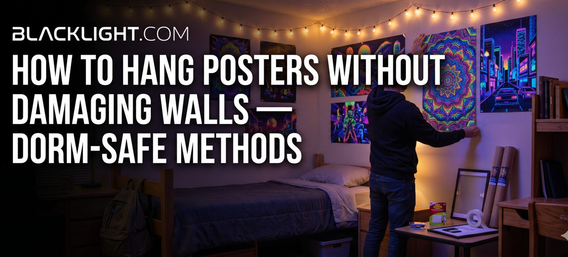 How to Hang Posters Without Damaging Walls — Dorm-Safe Methods