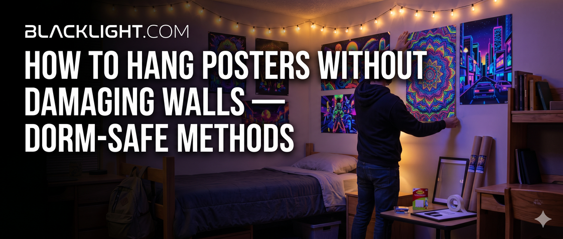 How to Hang Posters Without Damaging Walls — Dorm-Safe Methods