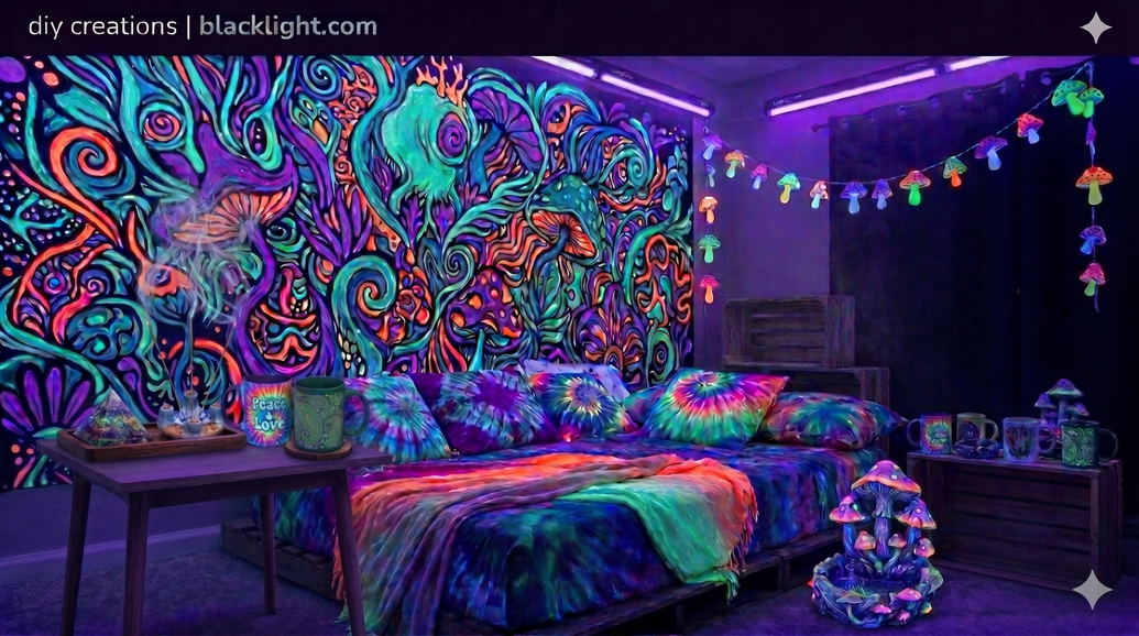 Psychedelic Room Decor Ideas on Any Budget