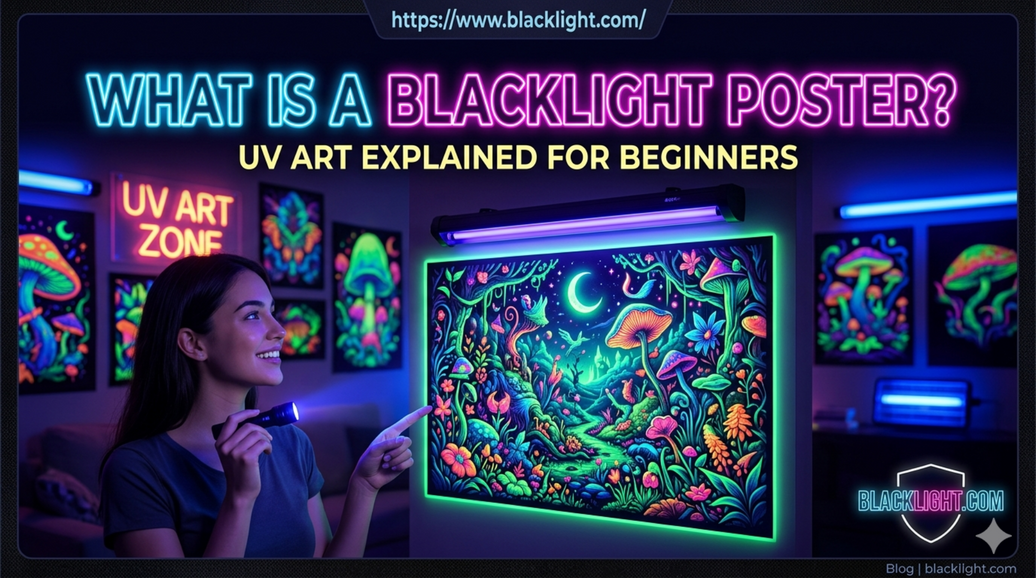 What Is a Blacklight Poster? UV Art Explained for Beginners