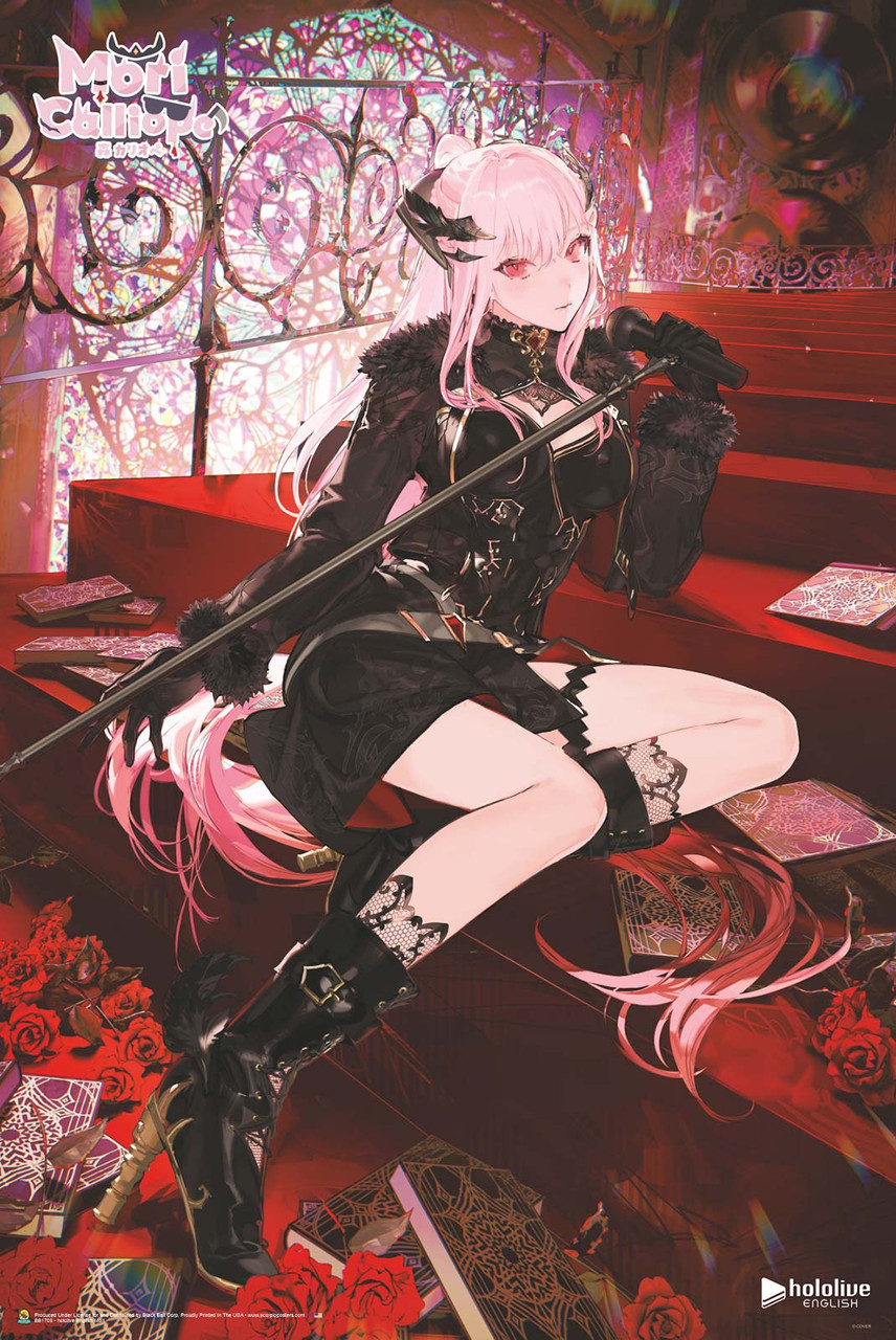 ホロライブ 森カリオペ　Mori Calliope 未使用ポスター2点セット hololive English - Mori Calliope Poster - 24