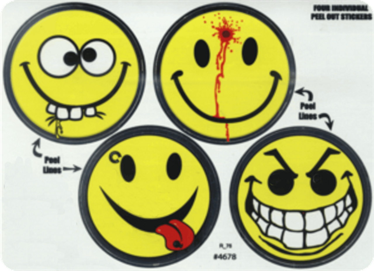 Happy Face Sticker Patches