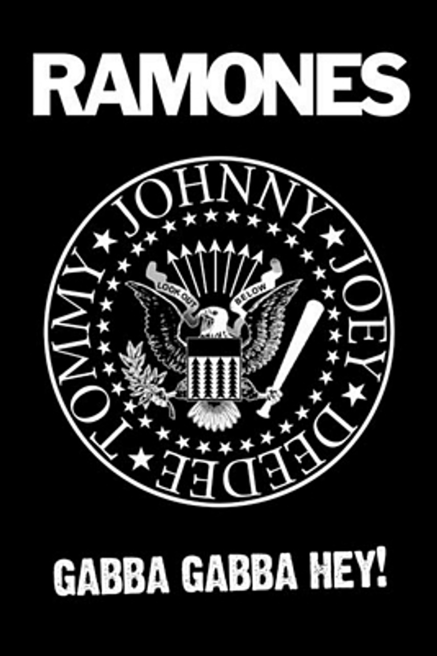 Ramones Gabba Gabba Hey Poster 24in x 36in - Blacklight.com
