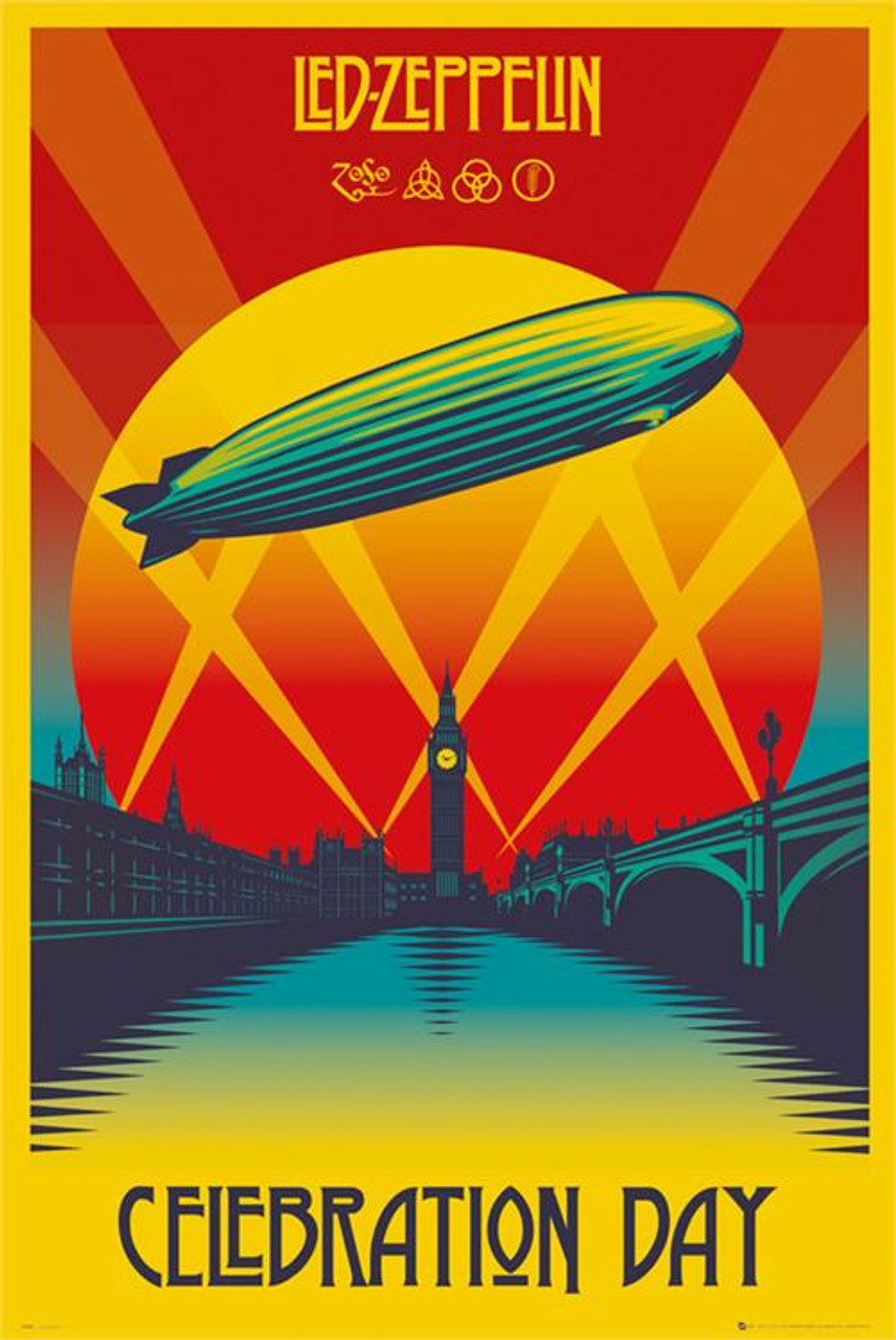 Led Zeppelin Celebration Day 祭典の日 B2ポスター Led Zeppelin Celebration Day 祭典の日 B2ポスター