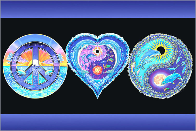 psychedelic　LOVE &peace ブラックライトポスター　USA DP4390__44079.1562626144.jpg?c=2