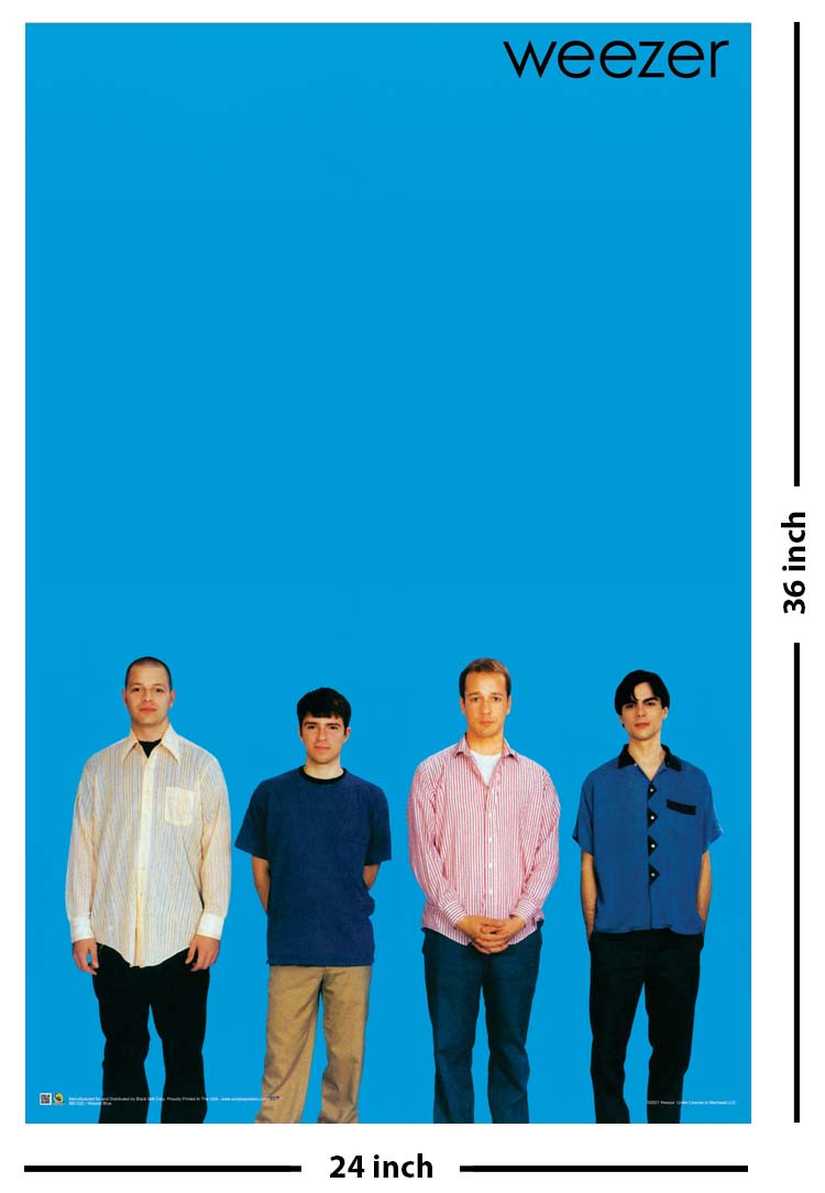 Weezer Blue Poster 24