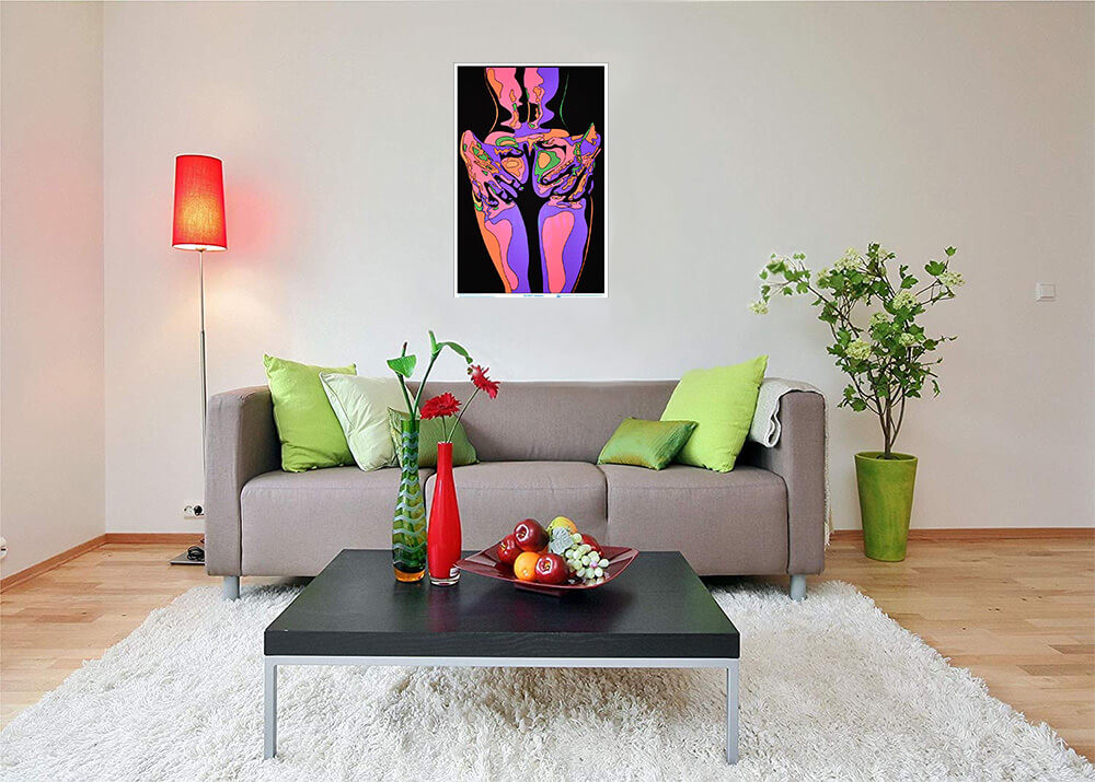 Squeeze by Audrey Herbertson Blacklight Poster - Flocked - 23