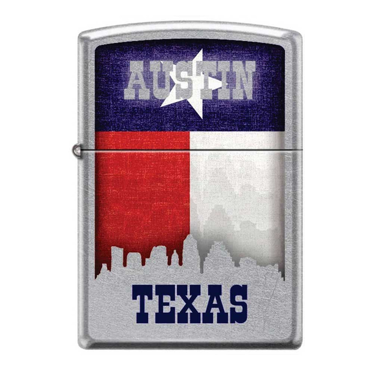 Austin with Skyline Street Chrome Zippo Lighter