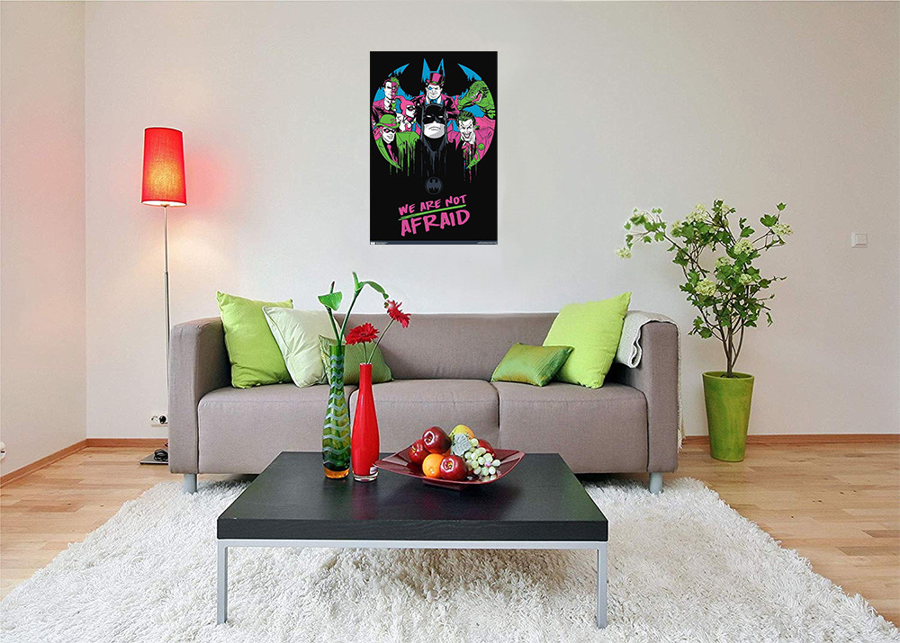 DC Comics Batman - Afraid Neon Poster - 22.375