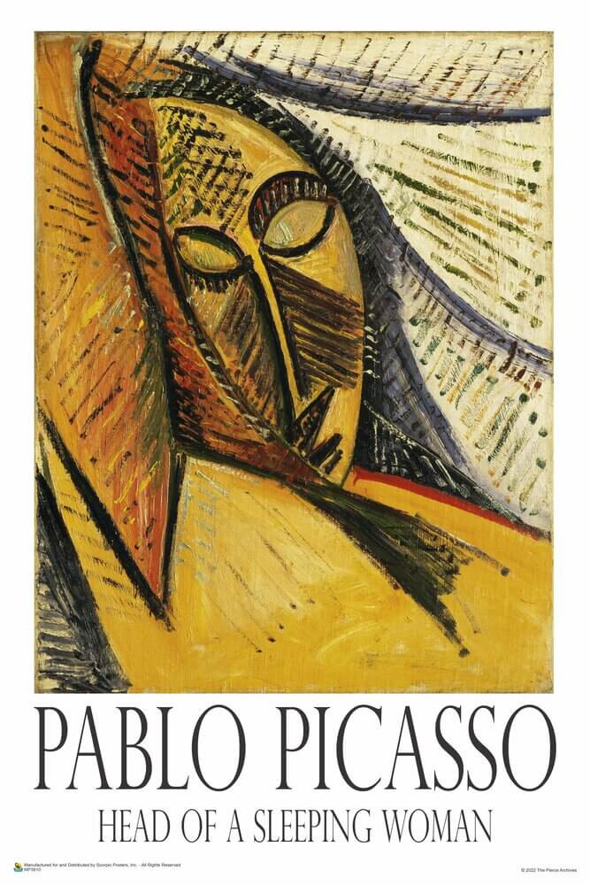 Pablo Picasso - Head of a Sleeping Woman Poster 24