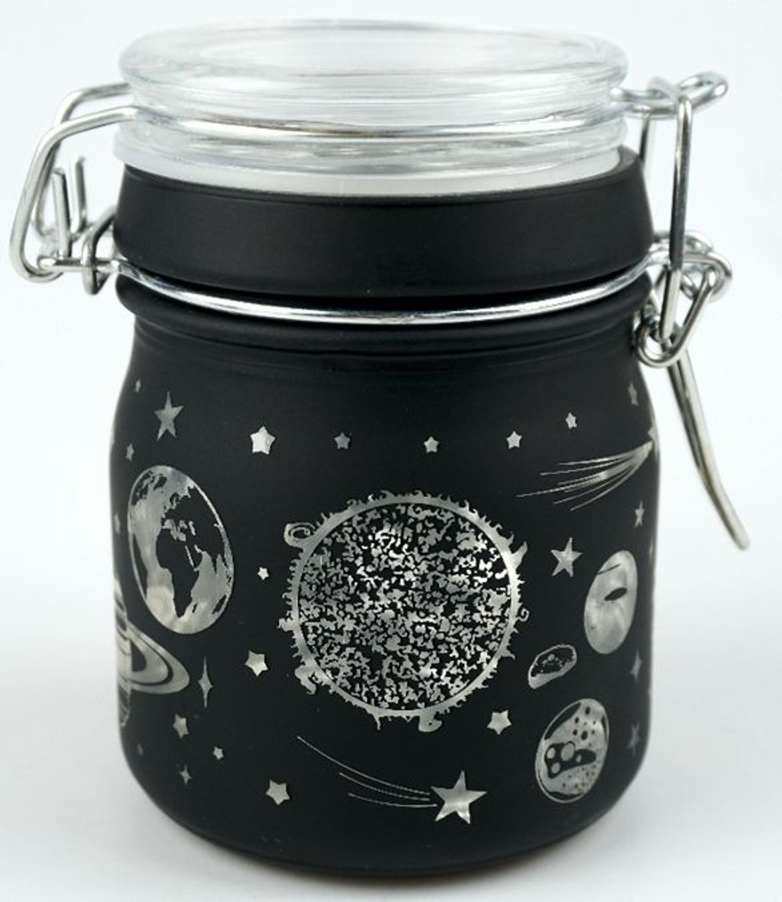 Black Star Glass Jar - 7H