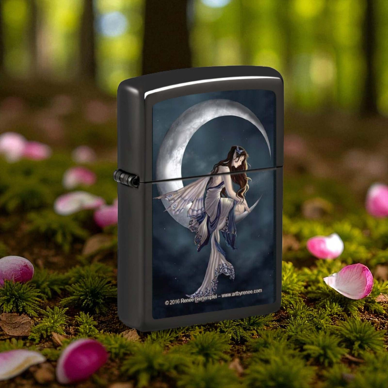 Memory by: Nene Thomas - Black Matte Zippo Lighter