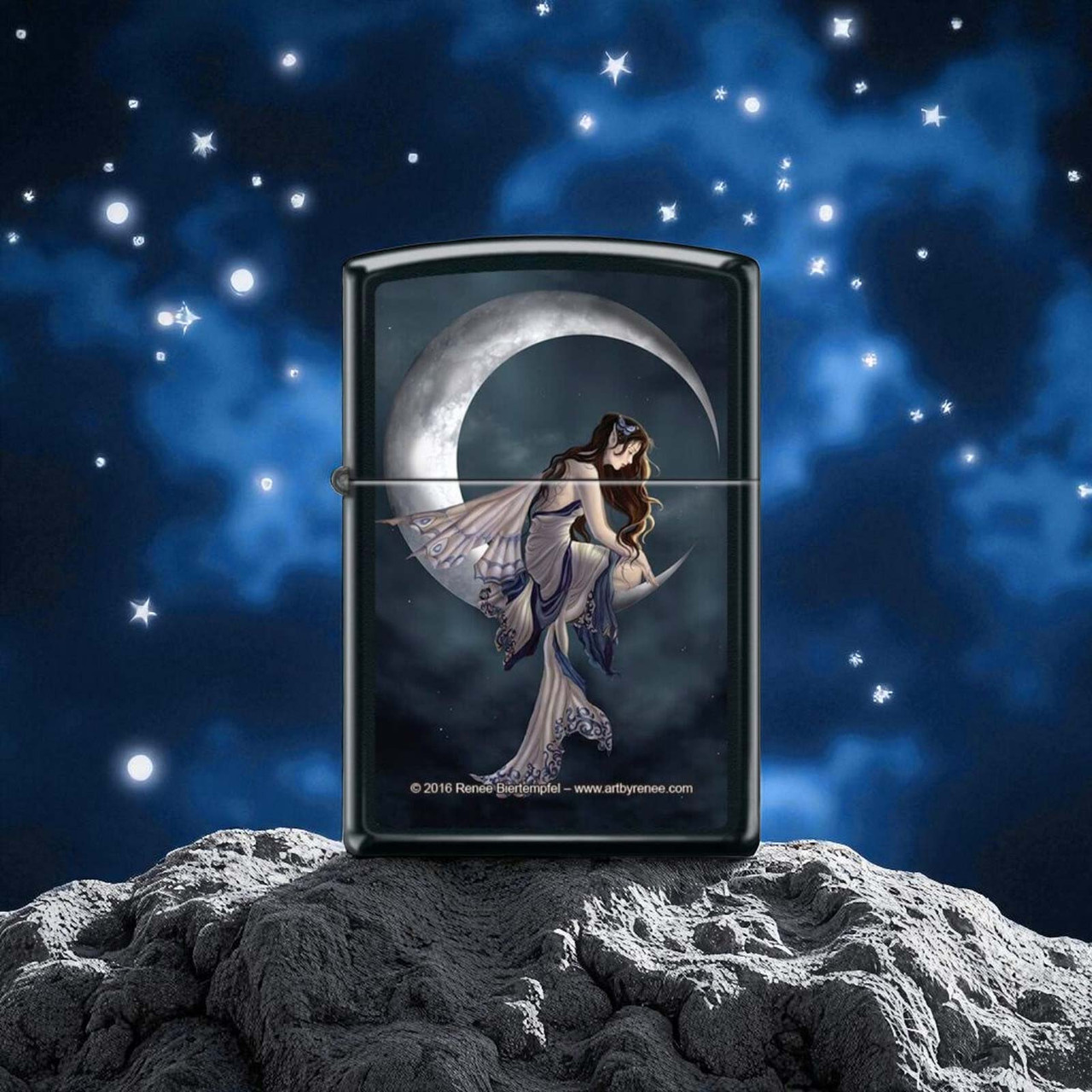 Memory by: Nene Thomas - Black Matte Zippo Lighter