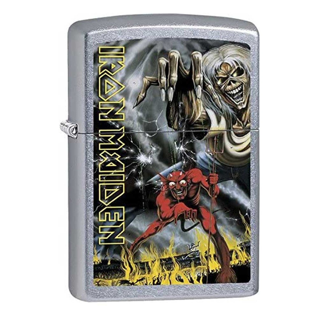 Iron Maiden Zippo Lighter - Chrome