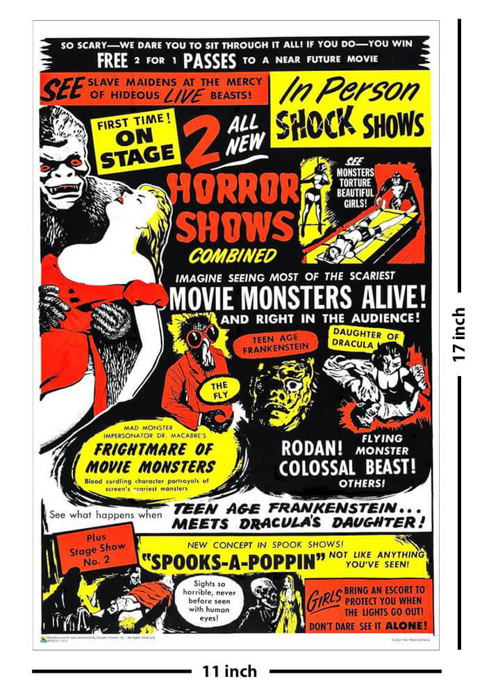 Movie Monsters Alive! Classic Movie Mini Poster 11