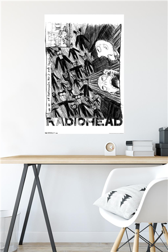 Radiohead - Scribble Poster 22.375