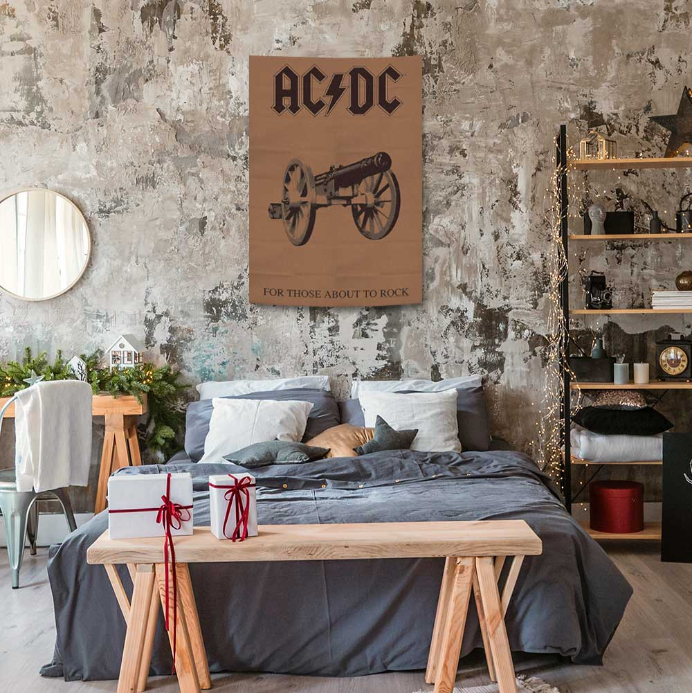 AC/DC For Those About to Rock Fabric Poster - 30