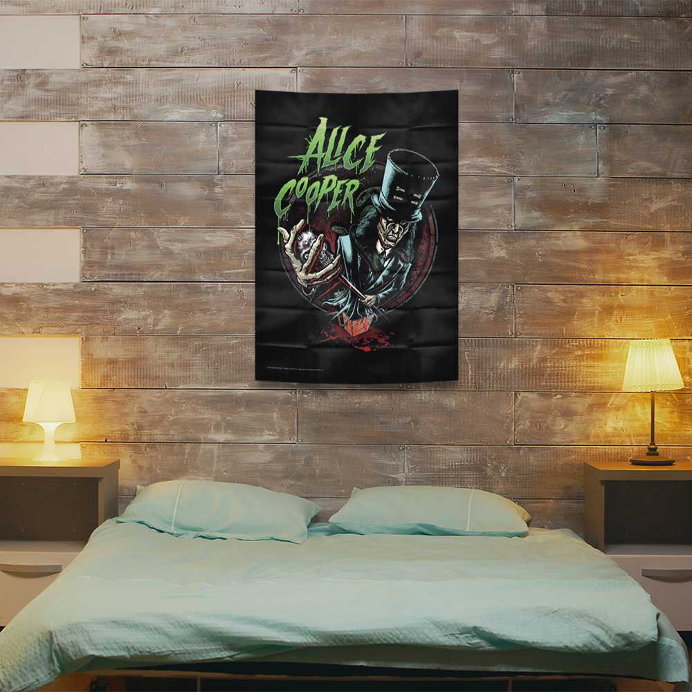 Alice Cooper - Jack in the Box Fabric Poster - 30