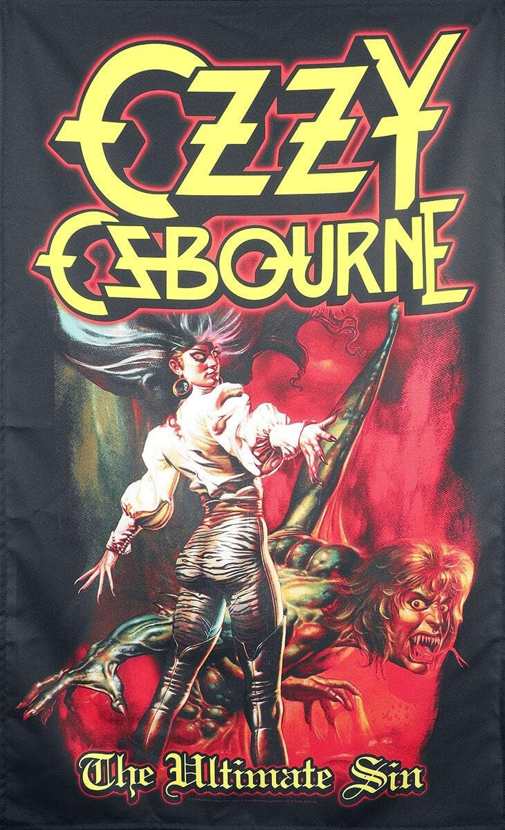 Ozzy Osbourne - The Ultimate Sin Fabric Poster - 28